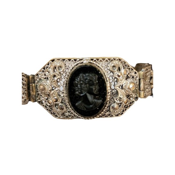 Vintage Cameo Victorian Revival Bracelet (A4043) - Picture 2 of 10